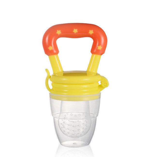Baby Food Feeder with Pacifier Clip Holder Infant Baby Teether Fruit Feeder Pacifier Infant Food Pacifier Silicone Teething T