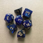 Starry Sky Two-color Multi-faced Dice Set, A Set Of Seven Digital Game Dice 1619423729065