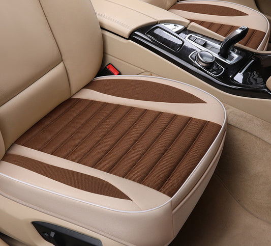 Car Seat Cover,Flax Cushion Seasons Universal Breathable For Most Four-Door Sedan&SUV Ultra-Luxury Car Seat Protection 161942