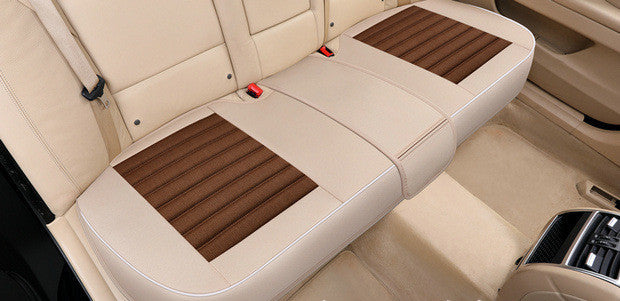 Car Seat Cover,Flax Cushion Seasons Universal Breathable For Most Four-Door Sedan&SUV Ultra-Luxury Car Seat Protection 161942