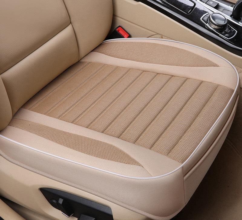 Car Seat Cover,Flax Cushion Seasons Universal Breathable For Most Four-Door Sedan&SUV Ultra-Luxury Car Seat Protection 161942