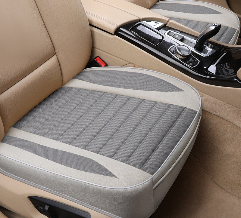 Car Seat Cover,Flax Cushion Seasons Universal Breathable For Most Four-Door Sedan&SUV Ultra-Luxury Car Seat Protection 161942