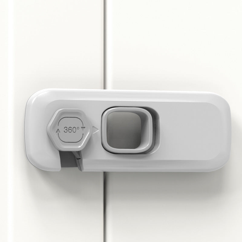 Home Refrigerator Lock Fridge Freezer Door Catch Lock Toddler Kids Child Cabinet Safety Lock For Baby Safety Child Lock 16194