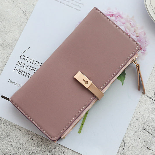 Simple, Versatile, Practical Wallet, Fashionable Personality, Small Fresh And Pure Color, Ladies Clutch 1619490062632