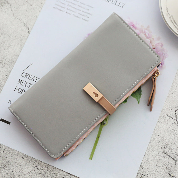 Simple, Versatile, Practical Wallet, Fashionable Personality, Small Fresh And Pure Color, Ladies Clutch 1619490062942