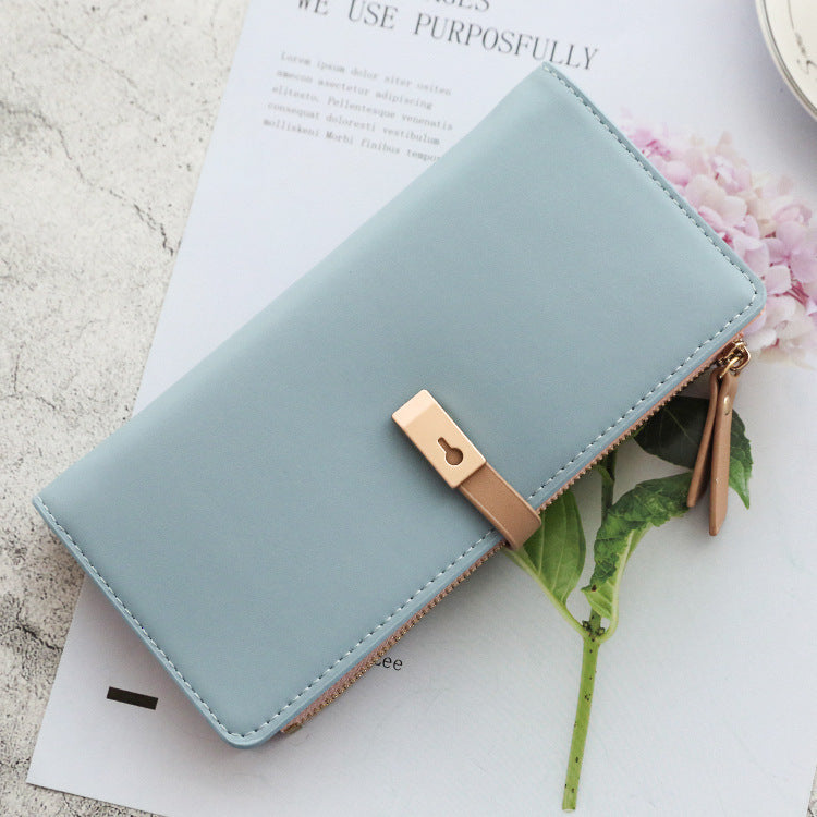 Simple, Versatile, Practical Wallet, Fashionable Personality, Small Fresh And Pure Color, Ladies Clutch 1619490062943