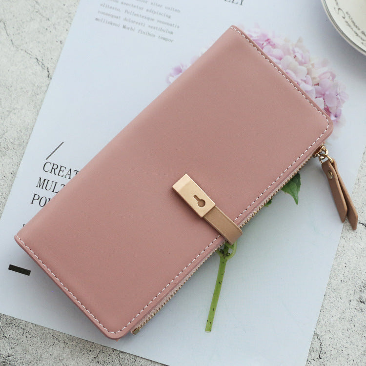 Simple, Versatile, Practical Wallet, Fashionable Personality, Small Fresh And Pure Color, Ladies Clutch 1619490062944