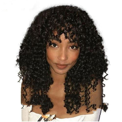 European And American Wig Ladies Kinky Curly Short Curly Hair 1619490537608
