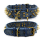 Bronze Rivet Pet Collar For Dog Biting Large Dogs 1619519099272