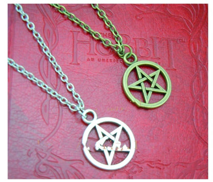 European And American Fashion Jewelry Vintage Five-Pointed Star Necklace 1619524498055