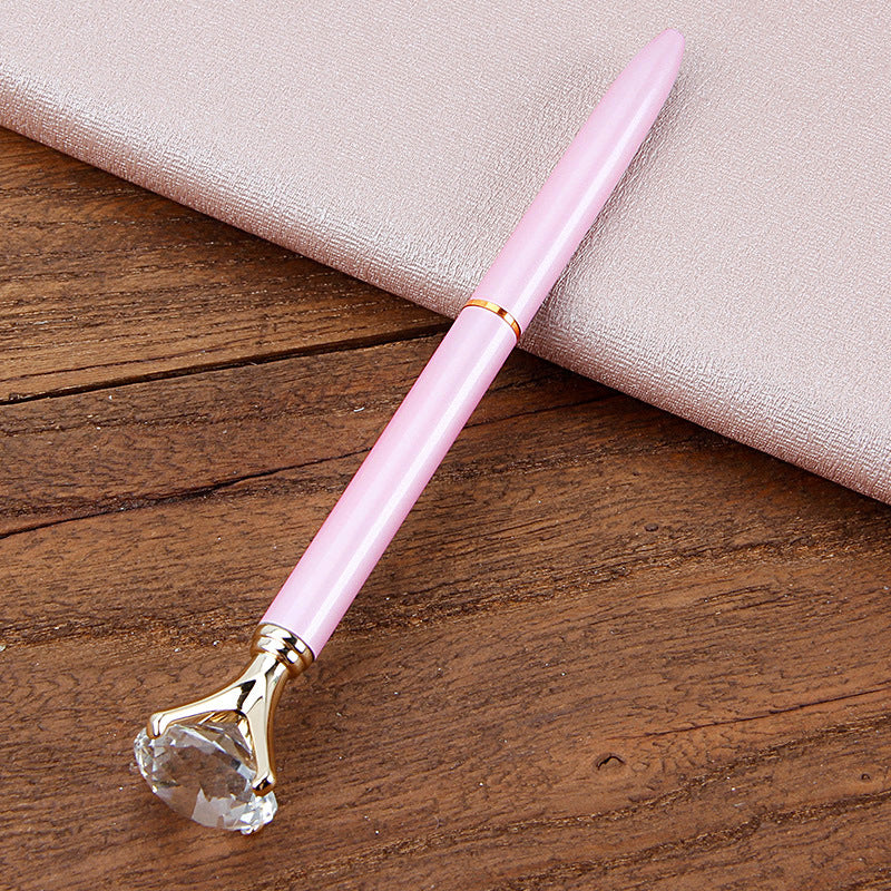 Metal Ballpoint Pen Student Gift Diamond Ballpoint Pen Creative Crystal Advertising Pen - 图片 6