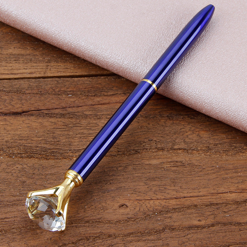 Metal Ballpoint Pen Student Gift Diamond Ballpoint Pen Creative Crystal Advertising Pen - 图片 9