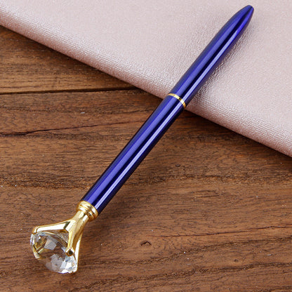 Metal Ballpoint Pen Student Gift Diamond Ballpoint Pen Creative Crystal Advertising Pen - 图片 9