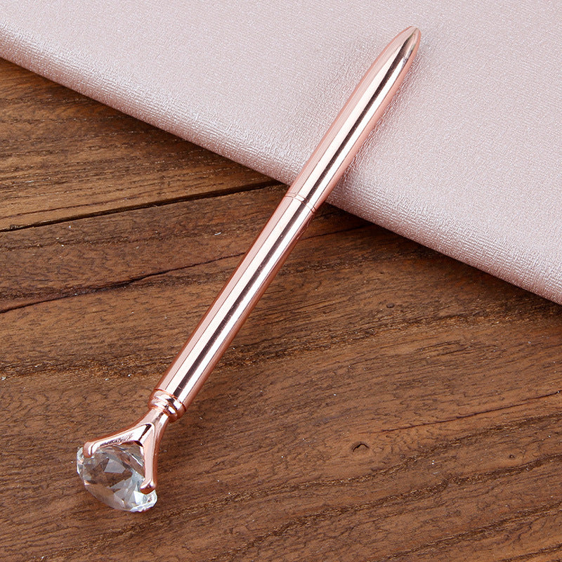 Metal Ballpoint Pen Student Gift Diamond Ballpoint Pen Creative Crystal Advertising Pen - 图片 10