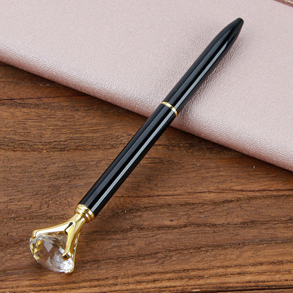 Metal Ballpoint Pen Student Gift Diamond Ballpoint Pen Creative Crystal Advertising Pen - 图片 12