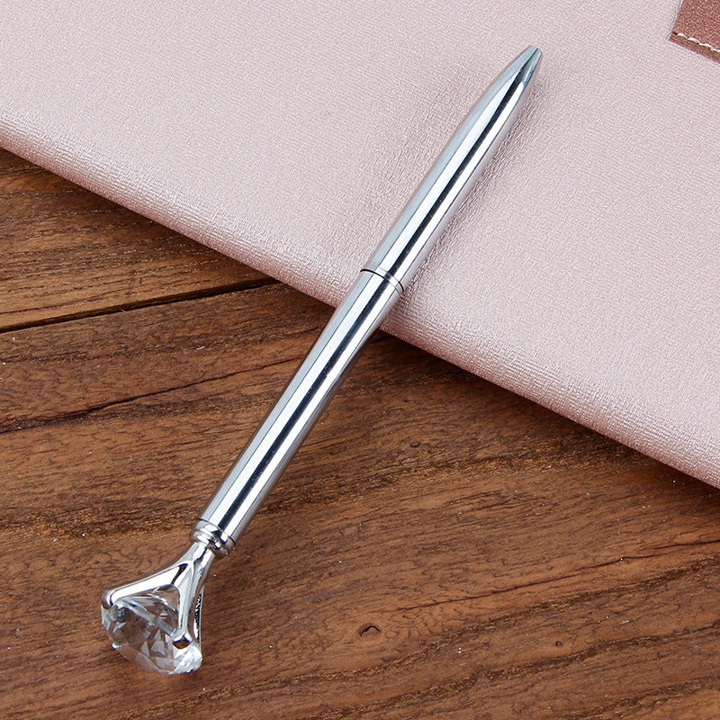 Metal Ballpoint Pen Student Gift Diamond Ballpoint Pen Creative Crystal Advertising Pen - 图片 14