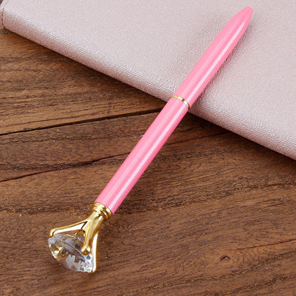 Metal Ballpoint Pen Student Gift Diamond Ballpoint Pen Creative Crystal Advertising Pen - 图片 15