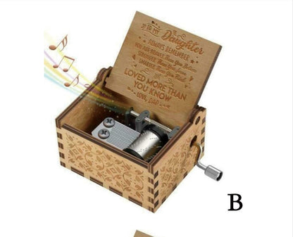 Hand-cranked Music Box Handmade Music Box 1619618647853
