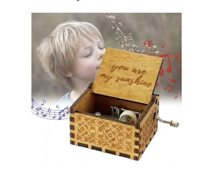 Hand-cranked Music Box Handmade Music Box 1619618647854