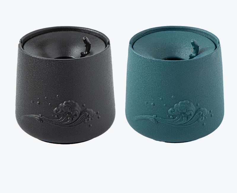 Ashtray Creative Home Living Room Personality Trend Anti-fly Ash Ceramic Simple Modern Office New Chinese Ashtray 16196597318