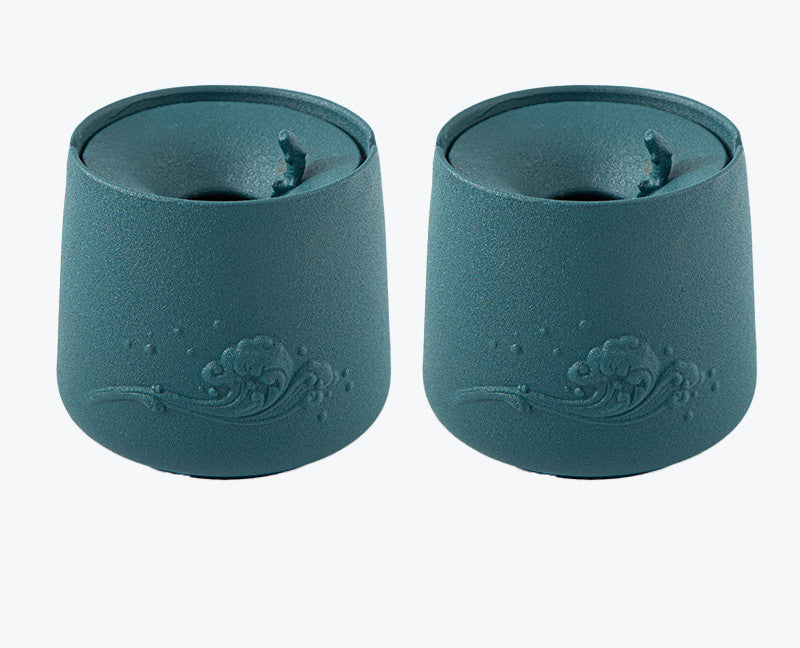 Ashtray Creative Home Living Room Personality Trend Anti-fly Ash Ceramic Simple Modern Office New Chinese Ashtray 16196597829