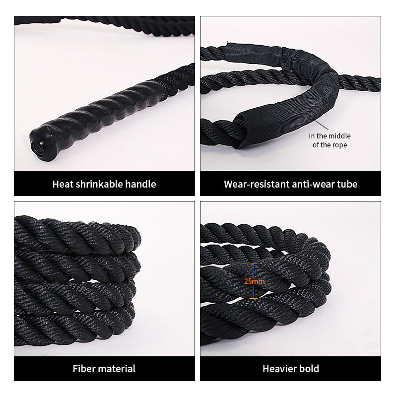 Physical Training Rope Weight-Bearing Rope Skipping Fitness Swing Rope 1619667911217