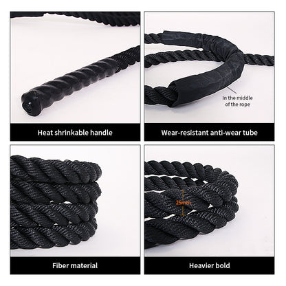 Physical Training Rope Weight-Bearing Rope Skipping Fitness Swing Rope 1619667911217