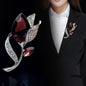 High-End Temperament Crystal Flower Brooch 1619679930203