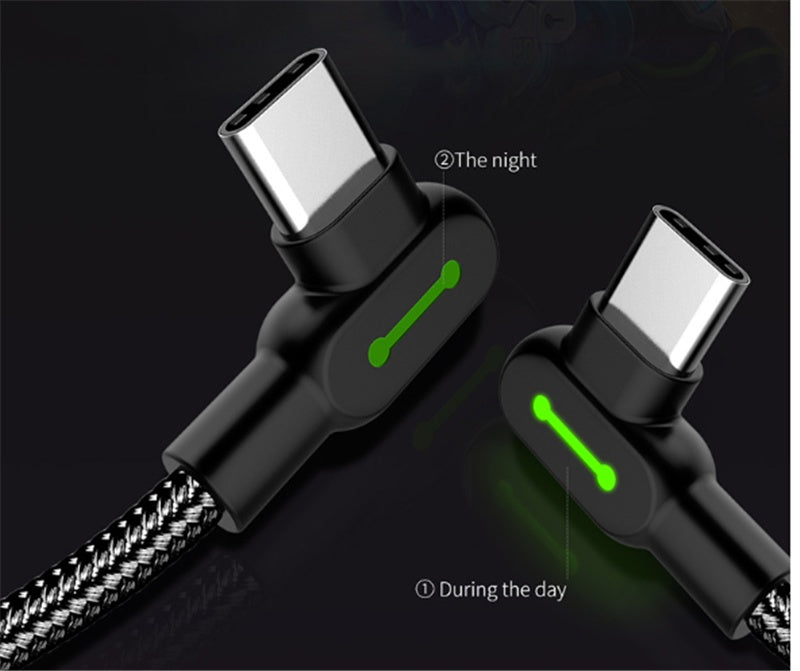 TYPE-C Charging Cable Android Micro Elbow Data Cable 1619680525985