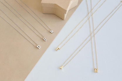 Simple Letter 26 Letter Necklace Clavicle Chain Sweater Chain Bracelet Anklet 1619681057831