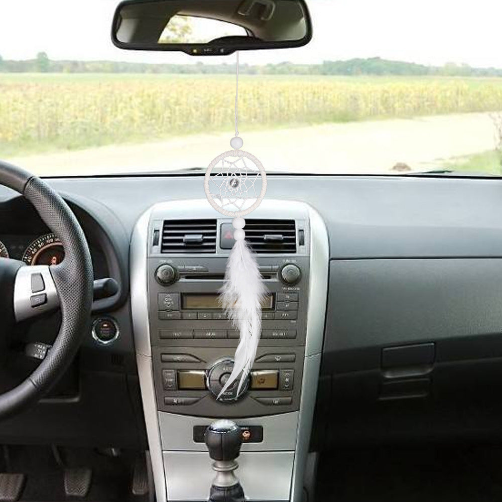 Mini Dreamcatcher Pendant Indian Dream catchers Car & Bag Decor Wind Chimes & Home Wall Hanging Decoration Gifts 161968534821