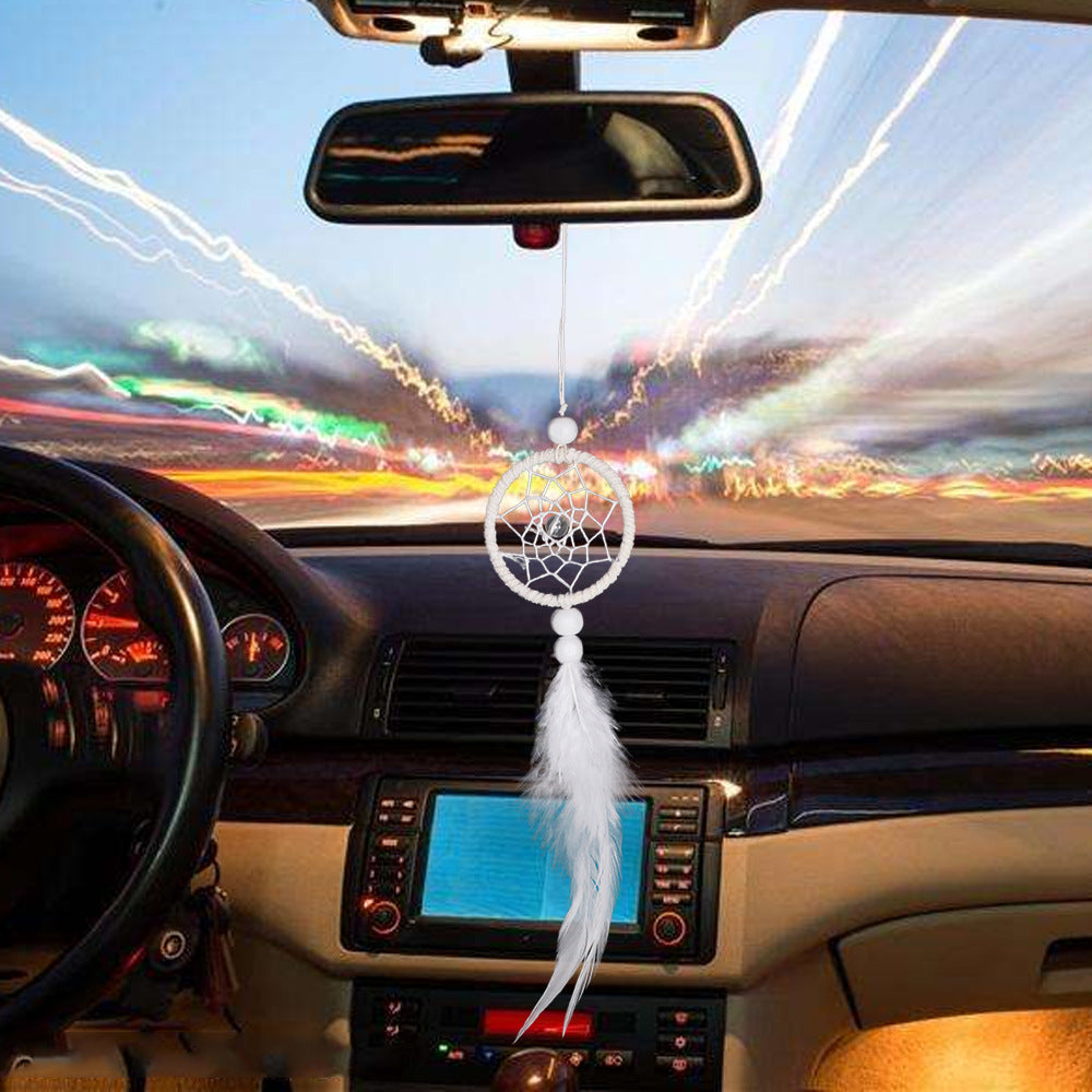 Mini Dreamcatcher Pendant Indian Dream catchers Car & Bag Decor Wind Chimes & Home Wall Hanging Decoration Gifts 161968534821