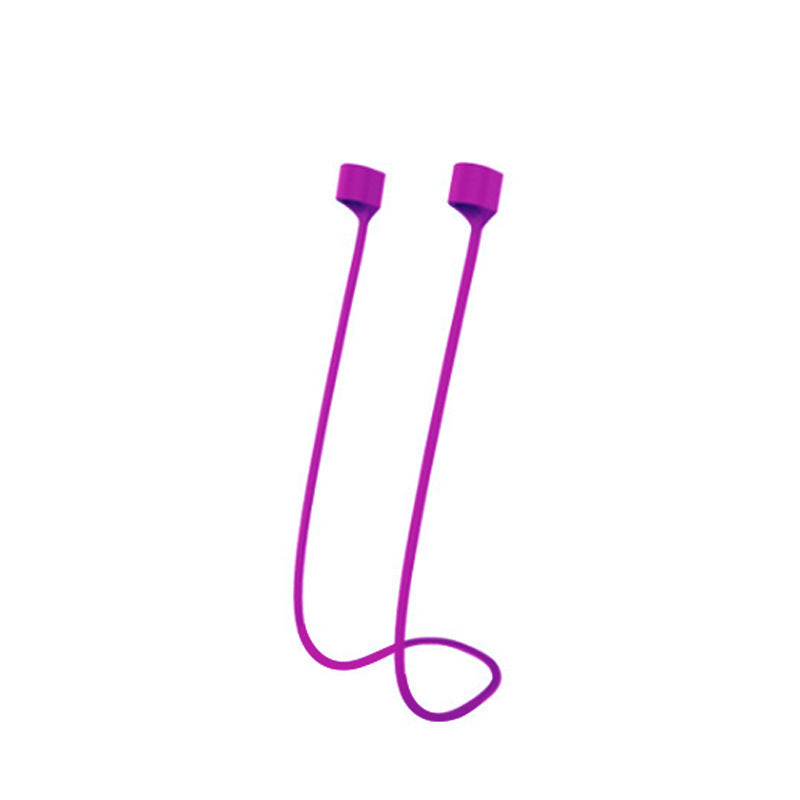 Wireless Bluetooth Headset Magnetic Silicone Anti-Lost Lanyard 1619686356982