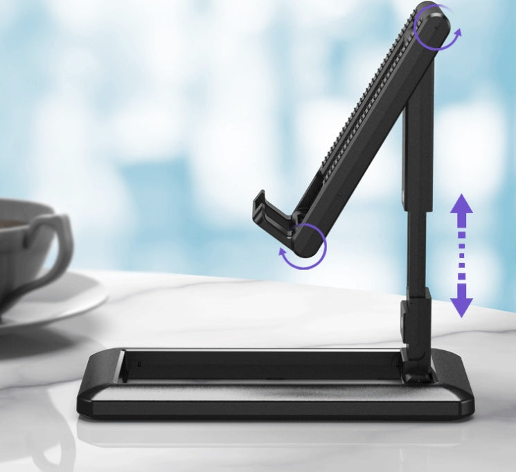 Retractable Mobile Phone Desktop Stand Lazy Folding Mobile Phone Stand Portable Live Web Lesson Pocket Stand - 图片 5