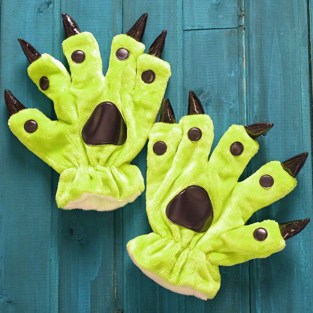 Body Pajamas Animal Paw Dinosaur Gloves 1619687188244