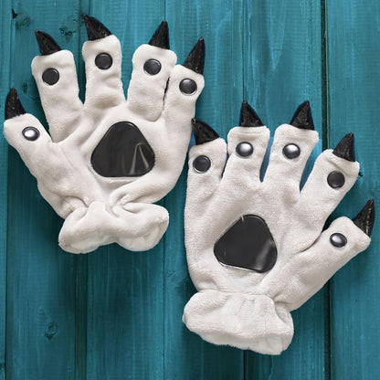 Body Pajamas Animal Paw Dinosaur Gloves 1619687188250