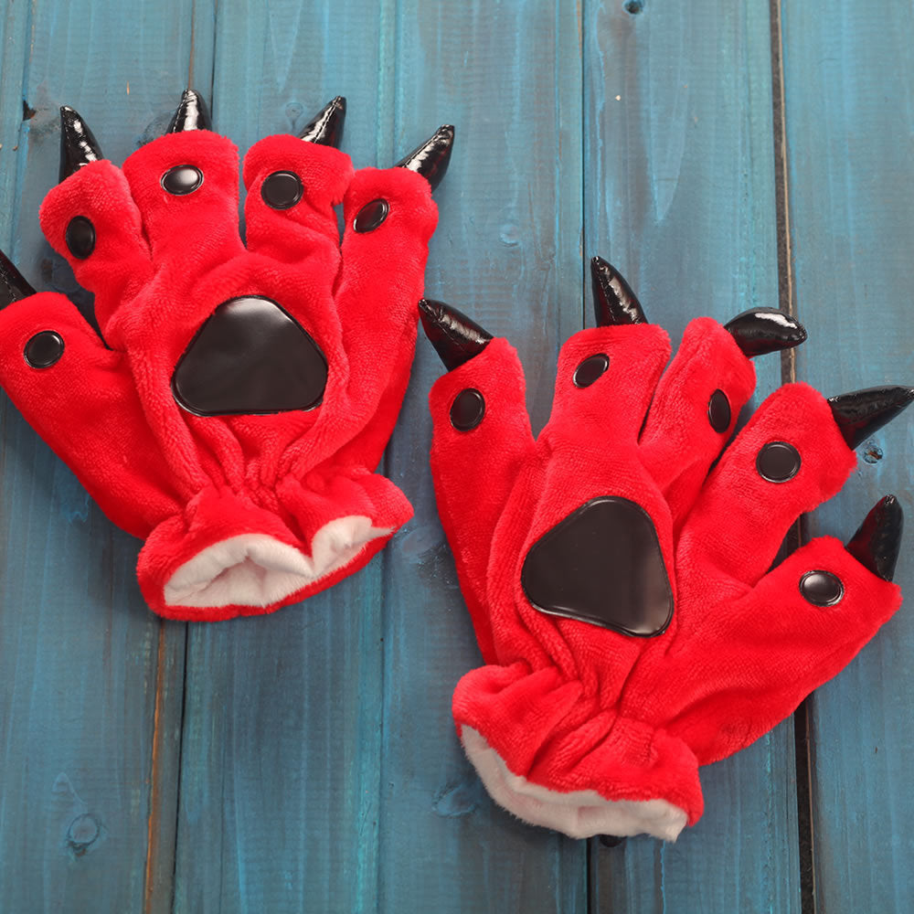 Body Pajamas Animal Paw Dinosaur Gloves 1619687188251
