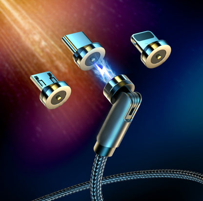 Essager Rotate Magnetic Cable 360 Degree USB Type C Charging Cable Fast Charging Magnet Charger 540 Rotate Micro Magnetic Cable - 图片 3