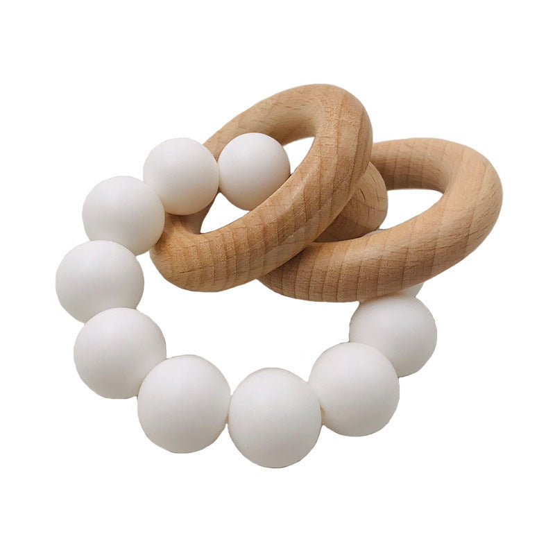 Spot Wholesale Baby Teether Bracelet Food Grade Silicone Baby Soothing Molars 1619838355516