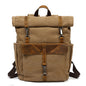 Nuovi Uomini Di Tela Retro Zaino-Zaino Borsa Studenti Scuola Borsa Outdoor Indossare Borsa Di Viaggio Resistente All'Usura 16