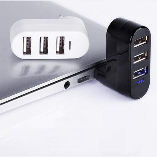 USB splitter usb hub splitter multi-interface spin color 2.0 high speed expansion hub HUB - 图片 1