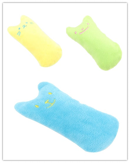 Catnip Cat Toys Pillow Interactive Cat Toy Catnip Pet Supplies Pillow Thumb Plush Teeth Grinding Bite Mint Cat Accessories 16