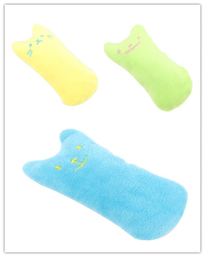Catnip Cat Toys Pillow Interactive Cat Toy Catnip Pet Supplies Pillow Thumb Plush Teeth Grinding Bite Mint Cat Accessories 16