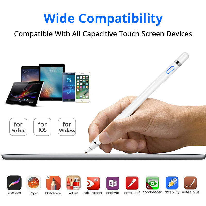 Compatible with Apple,  Ipad Stylus Compatible Ios Android Universal Active Capacitive Pen  Mobile Phone Touch - 图片 2