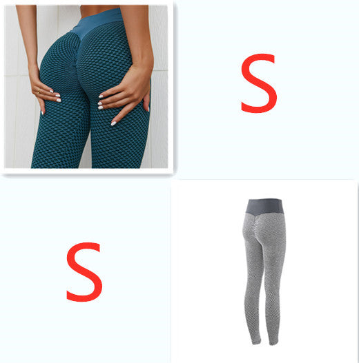 Plaid Leggings Fitness Yoga Pants Women's Seamless High Waist Breathable Gym Leggings 1619940693955
