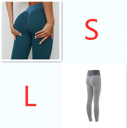 Plaid Leggings Fitness Yoga Pants Women's Seamless High Waist Breathable Gym Leggings 1619940693960