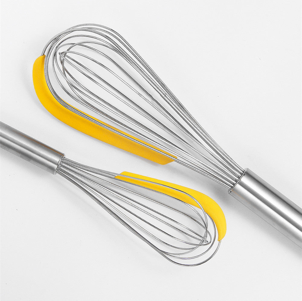 3pc Stainless Steel Balloon Wire Whisk Manual Egg Beater Mixer Baking Utensil Milk Cream Butter Whisk Mixer Cooking Gadgets - HD Wireless Product #6
