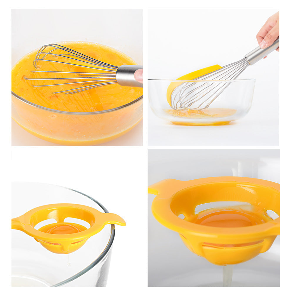 3pc Stainless Steel Balloon Wire Whisk Manual Egg Beater Mixer Baking Utensil Milk Cream Butter Whisk Mixer Cooking Gadgets - HD Wireless Product #5