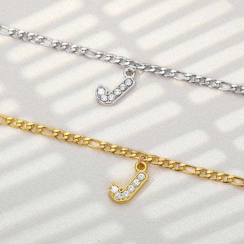 Ancient English Letter Anklet Letter Anklet Spot English Letter Pendant Jewelry 1620030007104