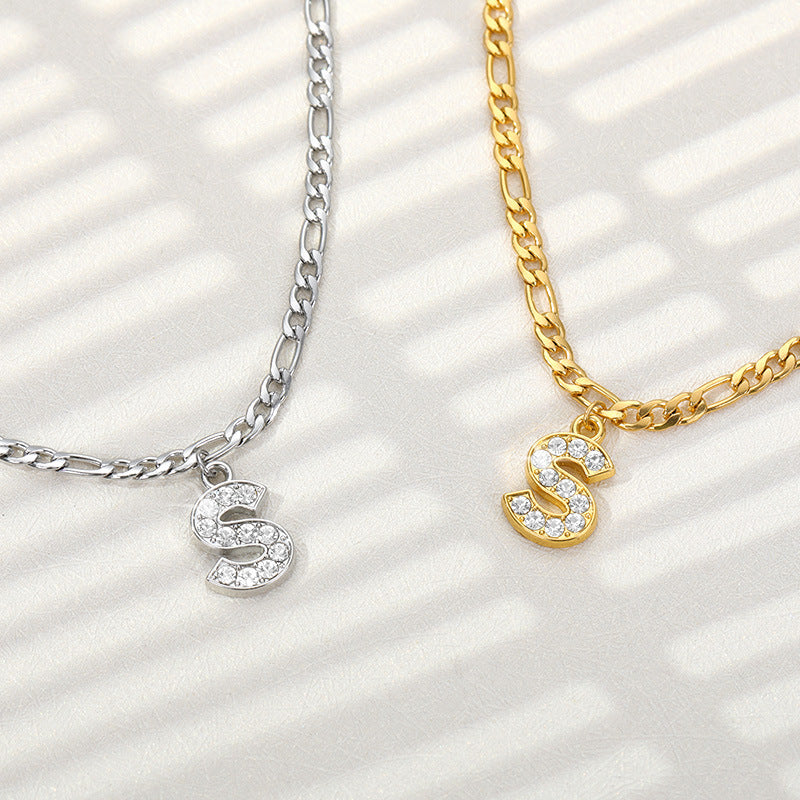 Ancient English Letter Anklet Letter Anklet Spot English Letter Pendant Jewelry 1620030007125
